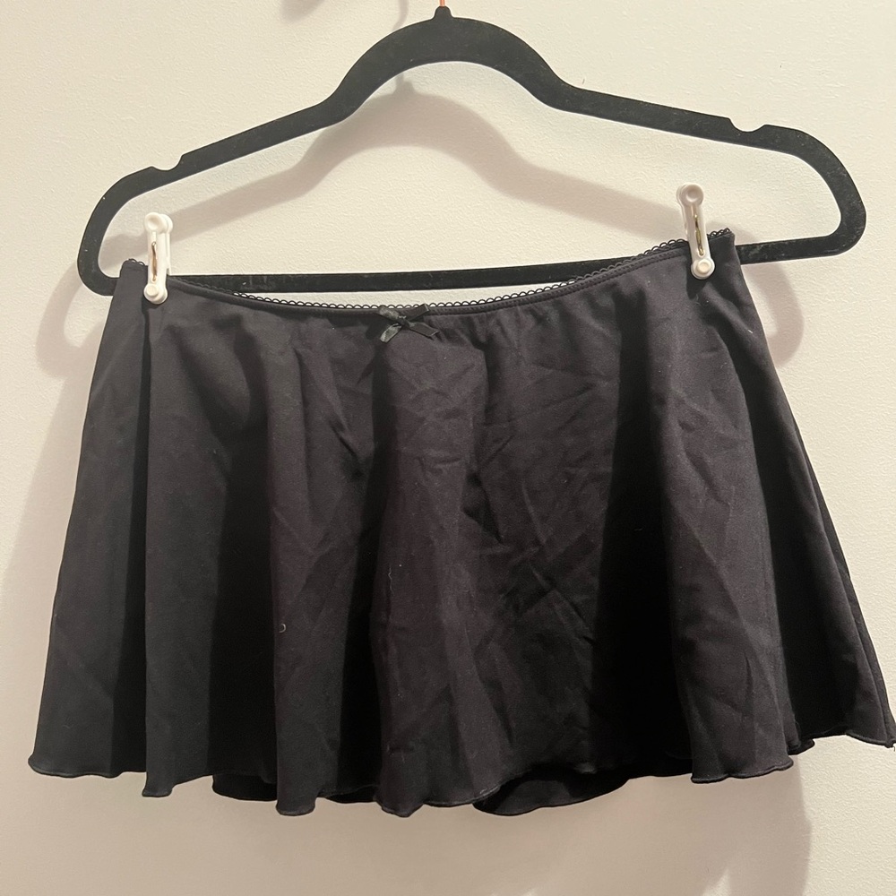 Garage Black Mini Skort